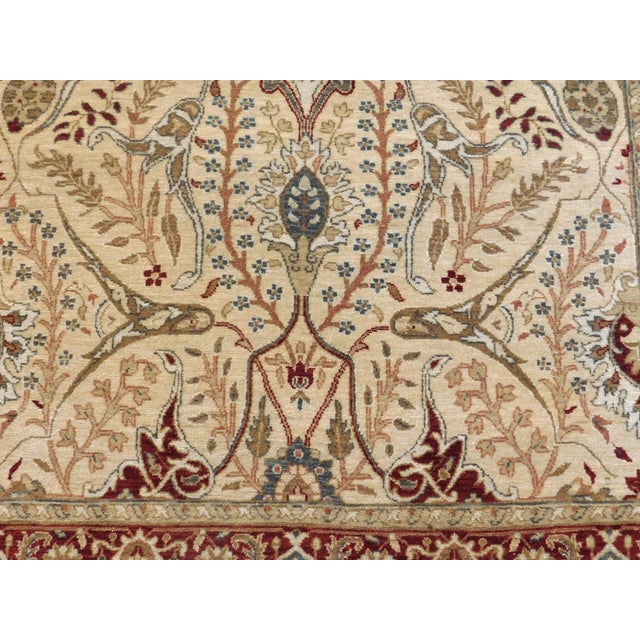Hand Knotted Indian Runner Rug - 3′3″ × 11'9" For Sale - Image 13 of 18