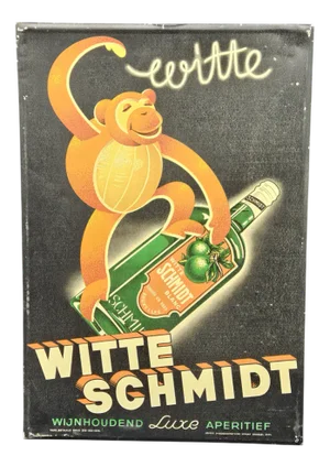 Advertisement Sign by Witte Schmidt, 1939