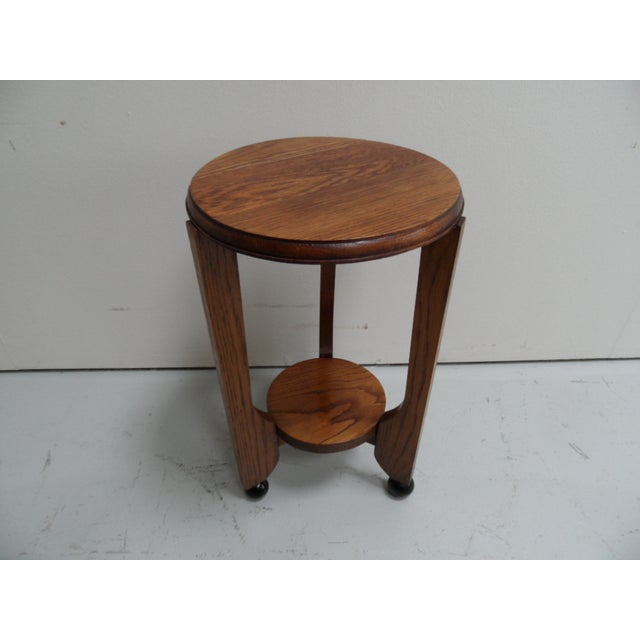 Art Deco Round Sidetable, 1890s For Sale - Image 8 of 8