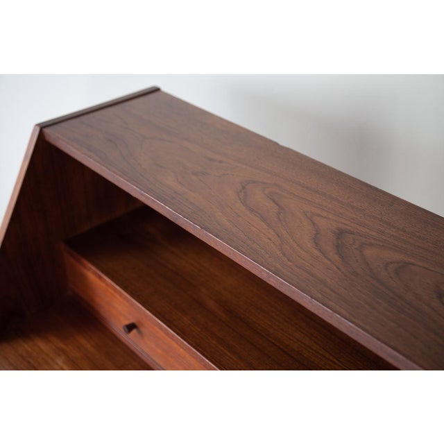 1960s Vintage Danish Secretaire in Teak, 1960s For Sale - Image 5 of 8