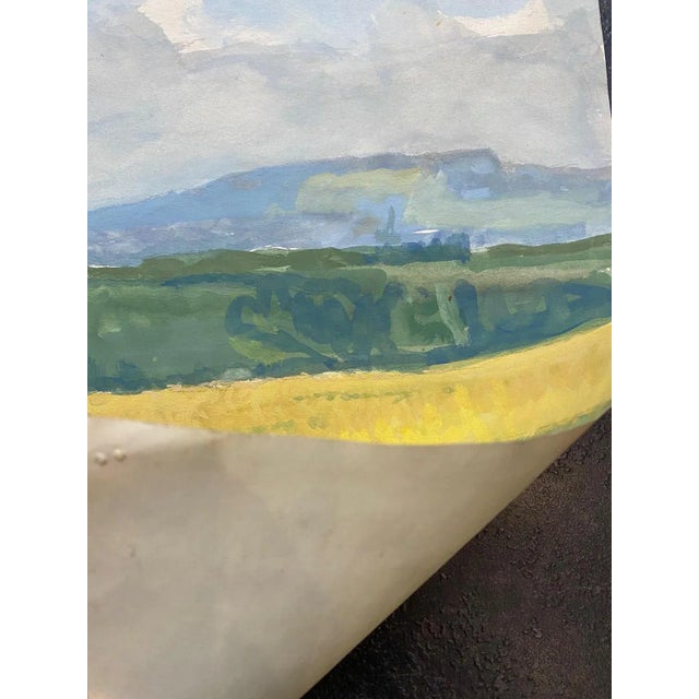 1920s Isaac Charles Goetz, Geneva Countryside, 1920s, Artwork on Paper For Sale - Image 5 of 6