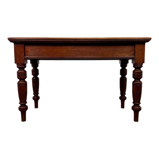 Antique Early 20th Century English Oak Side Table For Sale