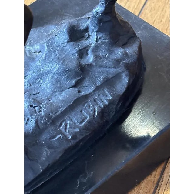 Bronze Indian Chief on Horseback with Marble Base For Sale - Image 5 of 8