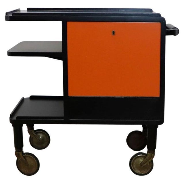 1960s Bauhaus Style Serving Cart For Sale - Image 14 of 18