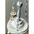 Metal Vintage Horn Motif Metal Hanging Light For Sale - Image 7 of 12