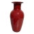 Barovier & Toso Red Vase Late 80s For Sale