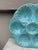 French French Majolica Oyster Aqua Turquoise Plate Sarreguemines, Circa 1870 For Sale - Image 3 of 5