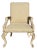 Nancy Corzine Rococo Style Painted Giltwood Fauteuil Arm Chair - 1 of 4 For Sale