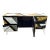Black Credenza with Four Drawers and One Door in Murano Glass, 1980s For Sale - Image 8 of 9