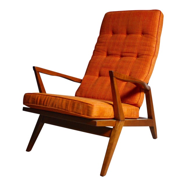 Mid-Century Modern Architectural Lounge Chair For Sale