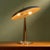 1950s Italian Black and Brass Table Lamp with Adjustable Shade For Sale - Image 5 of 9