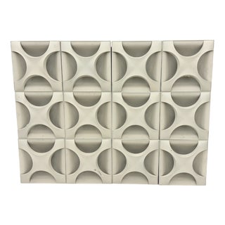 Space Age Oyster Cross Lamps by Rolf Krüger for Staff, 1970s, Set of 12 For Sale