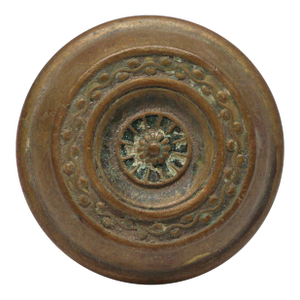 Antique Russell & Erwin Ossa Concentric Brass Passage Door Knob