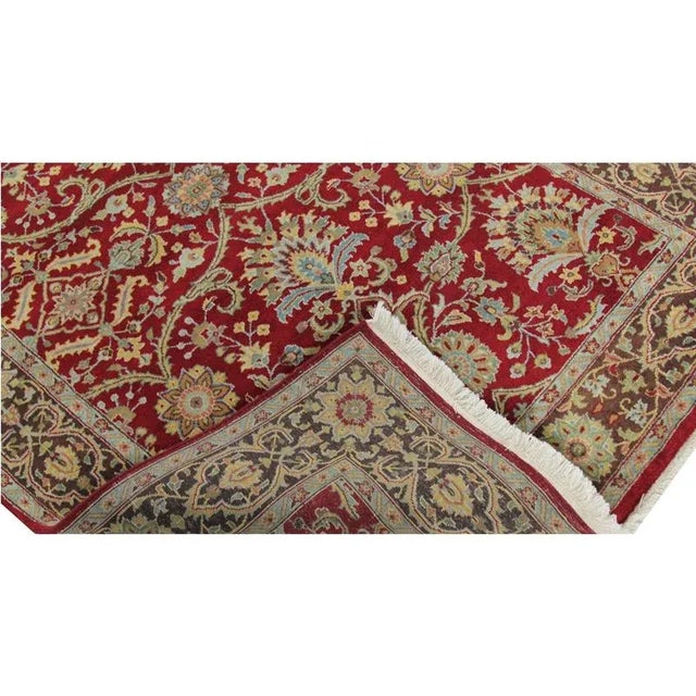 Traditional Handwoven Sarouk Farahan Style Area Rug 4’0″ X 6’0″ For Sale - Image 3 of 8