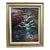 Marko Mavrovich (B. 1960) "Tranquil Koi Pond & Waterfall" Original Heavy Impasto Oil – Framed, 1996 For Sale