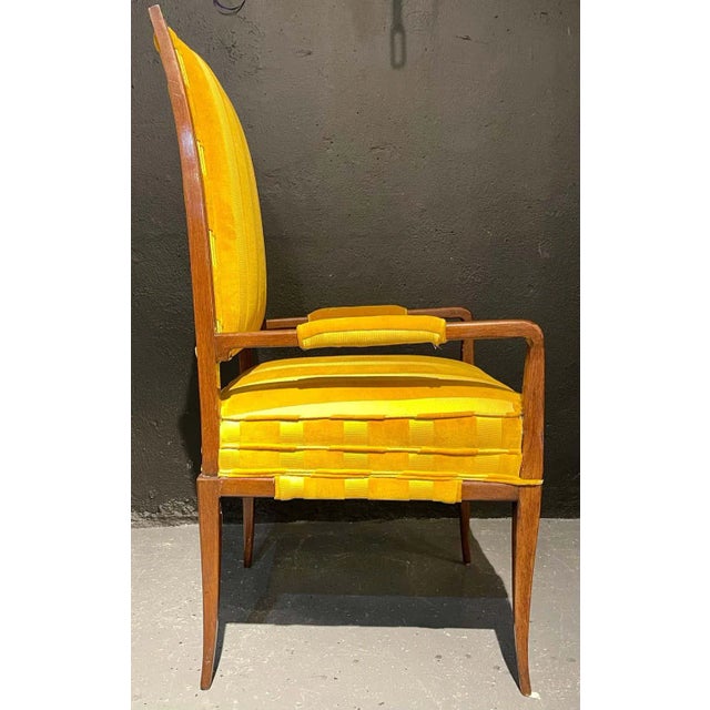 Mid-Century Modern Six Tommi Parzinger Dining Chairs, Originals For Sale - Image 9 of 13