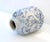 Vintage Inspired Blue and White Floral Pottery Vase For Sale - Image 4 of 8