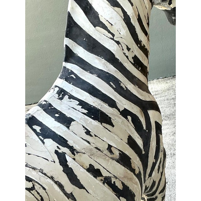 Vintage Life Size Baby Zebra For Sale - Image 12 of 15