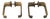 Door Handles by Ilmari Tapiovaara, Finland, 1970s, Set of 2 For Sale