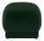Lyra Ottoman in Emerald Luxe Velvet For Sale