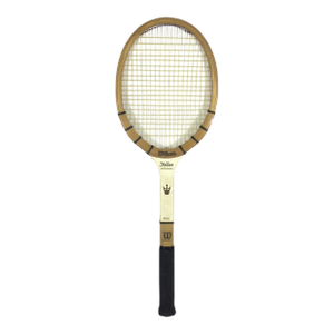 1930’s-40’s Jack Kramer Vintage Wooden Tennis Racket Signature for Designer Decorating Wood Racquet Beach House