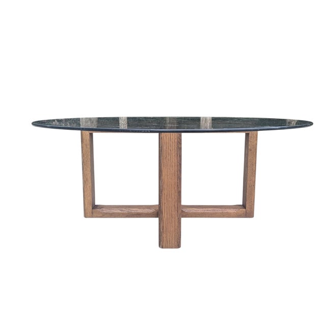 PLEASE READ ENTIRE DESCRIPTION Mid Century Modern Oak Wood Coffee Table This Transitional Table fits well with any Style!...