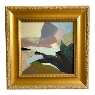 "Rocky Shore" 2026 Painting by Jessalin Beutler With Vintage Frame For Sale