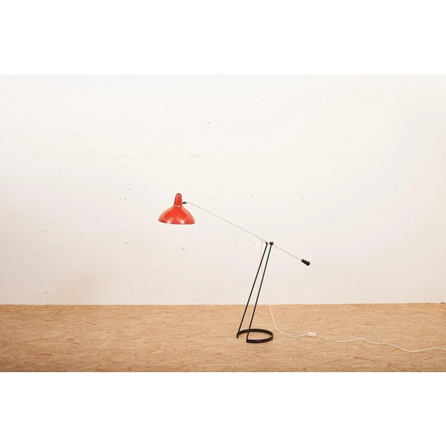 Metal Tivoli Grasshopper Floor Lamp by Floris Fiedeldij for Artimeta, 1956 For Sale - Image 7 of 11