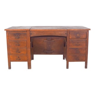 Mid-Century Portuguese Desk with Tilting Top, 1950s For Sale