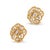 Late 20th Century Vintage Buccellati Etoilee 18k Yellow & White Gold Diamond Rope Clip on Earrings, A Pair For Sale - Image 5 of 8
