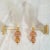 Pair of large Murano glass wall sconces, attributed to Venini Italy 1970s. The Mid Century Modern sconces have brass...