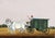 An original Indian Company School gouache painting c.1850 – Palki Gharry.A fantastically vivid Indian gouache painting on...