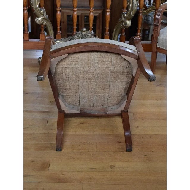 19th Century Empire Armchair in Cherry For Sale - Image 5 of 10