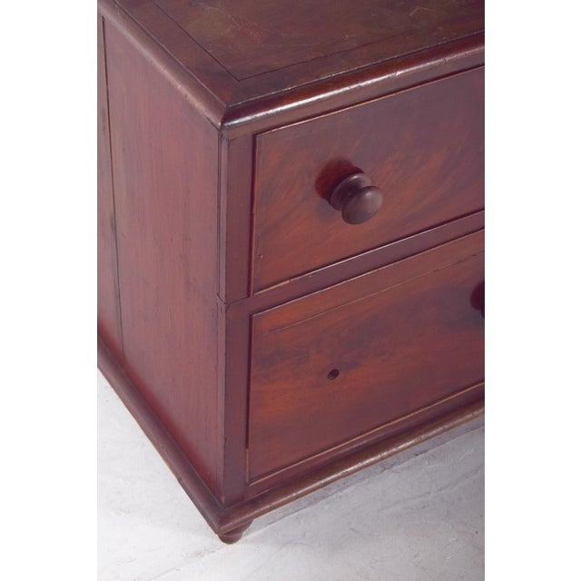 1920s English Wooden Chest, 1920s For Sale - Image 5 of 9