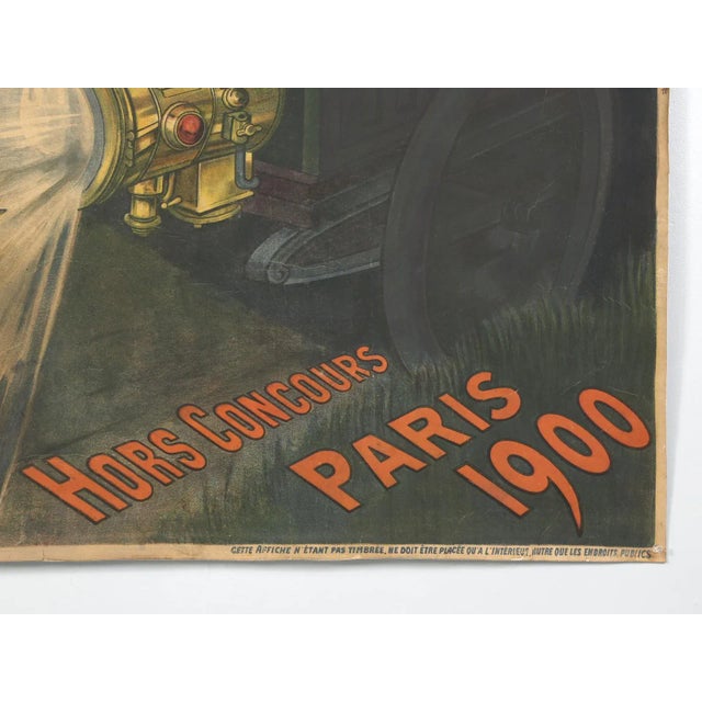 Circa 1900 Phares Ducellier Large Original Poster For Sale - Image 12 of 13