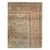 Early 20th Century Handmade Persian Mahal Room Size Carpet in Rust and Seafoam For Sale - Image 4 of 10