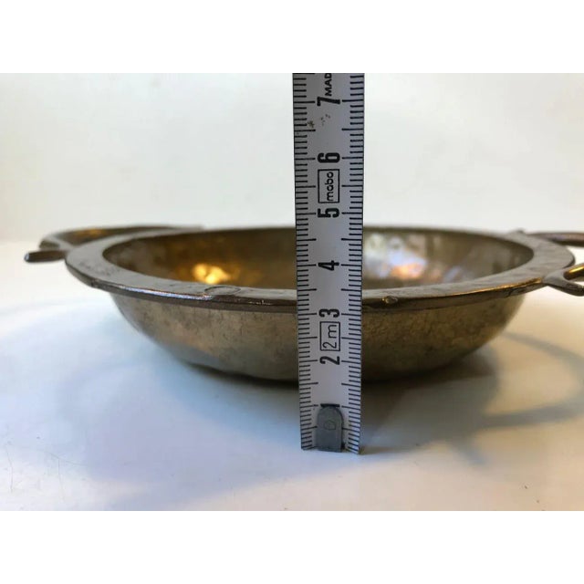 Art Deco Scandinavian Bronze Bowl, 1930s For Sale - Image 6 of 8