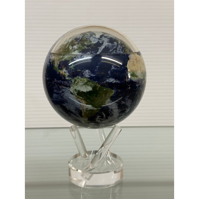 Mova Rotating Earth Globe on Acrylic Stand For Sale In San Francisco - Image 6 of 12