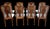 Mid 20th Century Set of 8 Vintage Queen Anne Solid Walnut and Cane High Back Dining Chairs by John Stuart for Mount Airy Furniture (Unsigned) For Sale - Image 5 of 11
