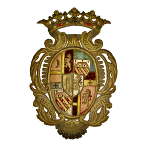 Embroidered Coat of Arm From the 1700 Hundreds Italie