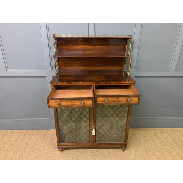 Early 19th Century Regency Rosewood Chiffonier, 1820s For Sale - Image 5 of 18