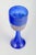 Kjell Engmann for Kosta Boda Art glass, 1980s. Signed art glass goblet in intense cobalt blue with a decorative band of...