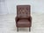 Danish Armchair in Brown Furniture Leather, 1970s For Sale - Image 9 of 18