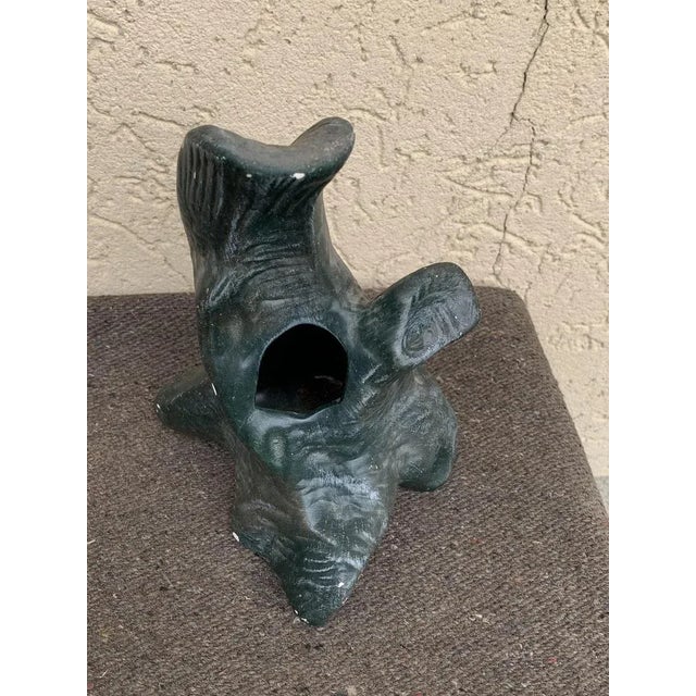 Brutalist Vase Hungarian Ceramic from 1960s Original condition