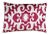 Silk Uzbek Ikat Velvet Hand Made Pillow Cushion,16x24 For Sale