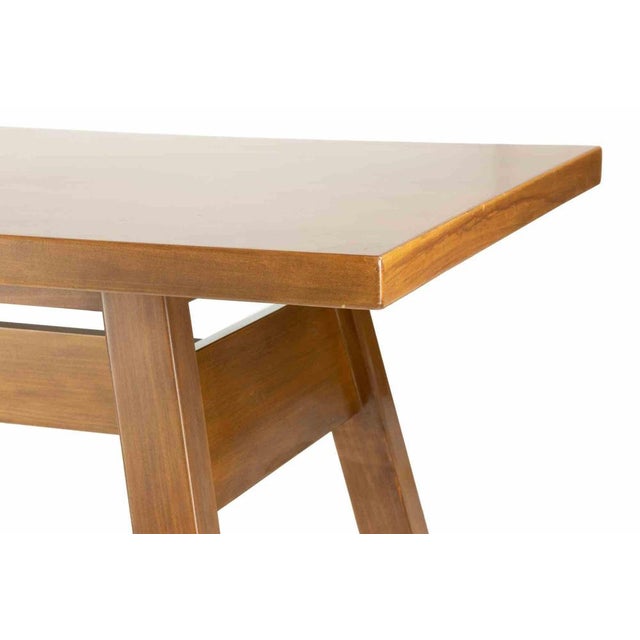 Dining Table in the style of Giovanni Michelucci, 1950s For Sale - Image 4 of 7