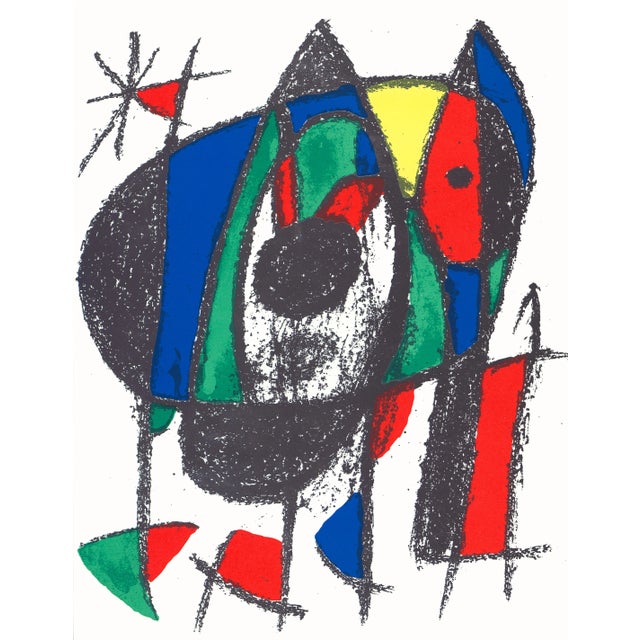 Joan Miró "Lithograph V" 1975 Lithograph For Sale