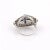 Sapphire & Diamond Platinum Cross Design Ring, Size 7 For Sale - Image 4 of 6