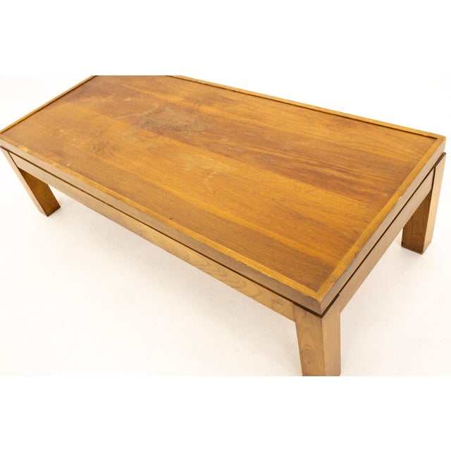 Mid Century Oak Coffee Table Chairish