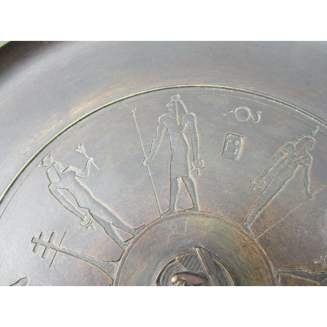 Egyptian Revival Bronze Tazza For Sale - Image 10 of 13